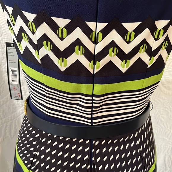 Tahari belted dress, size 2, NWT - Picture 10 of 16